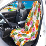 Hawaii Hibiscus Pineapple Pattern Print Waterproof Car Seat Cover