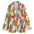 Hawaii Hibiscus Pineapple Pattern Print Women's Blazer