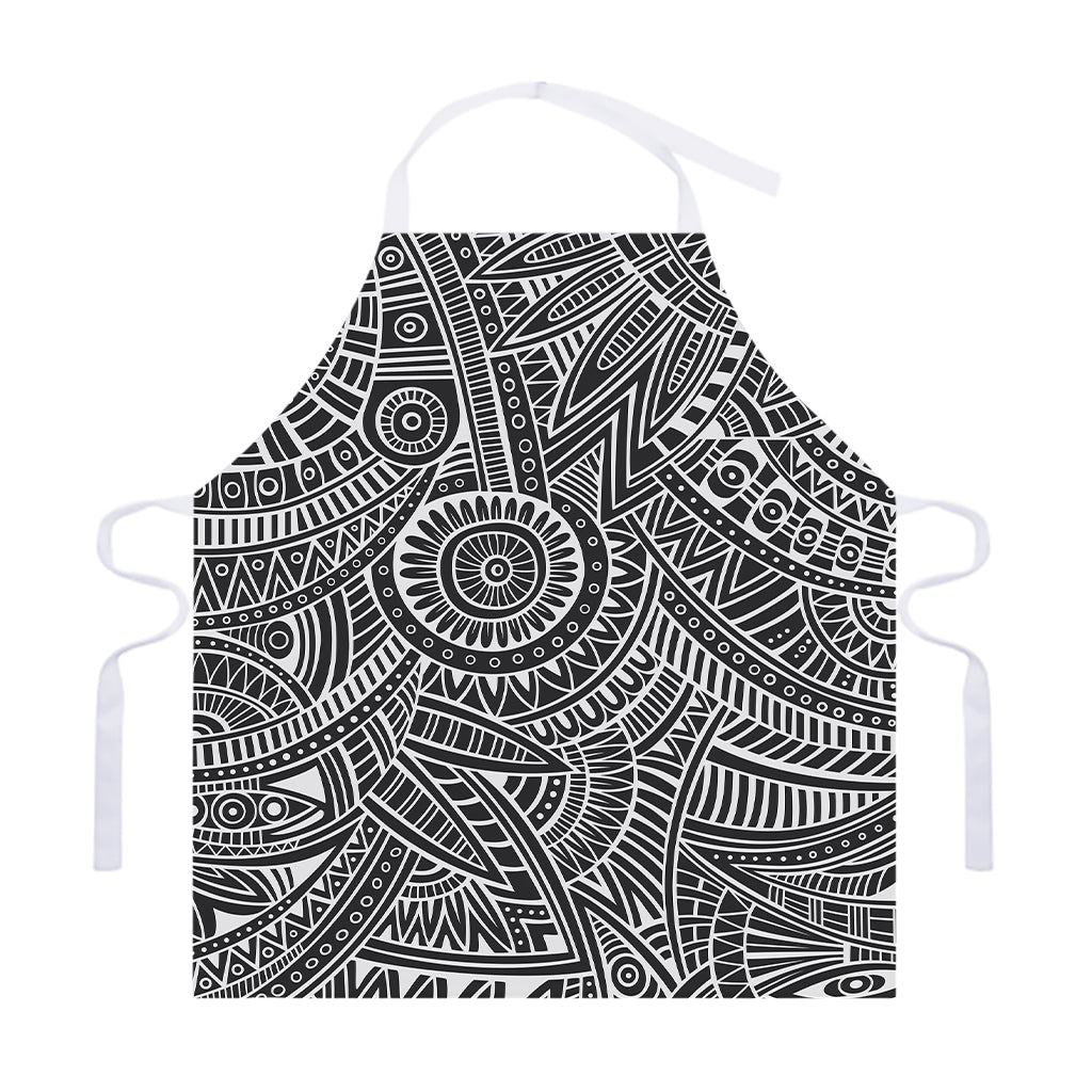 Hawaii Polynesian Tribal Print Adjustable Apron