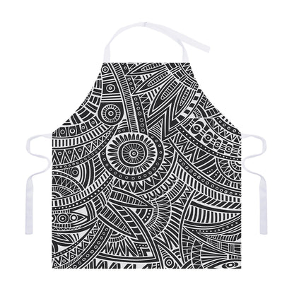 Hawaii Polynesian Tribal Print Adjustable Apron