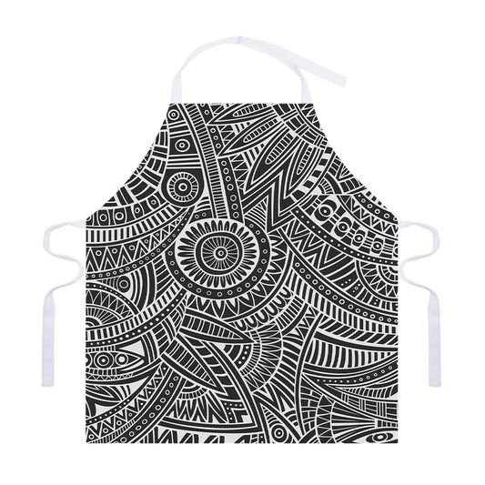 Hawaii Polynesian Tribal Print Adjustable Apron