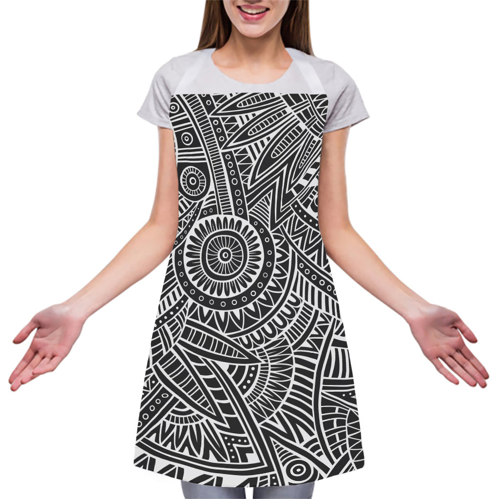 Hawaii Polynesian Tribal Print Adjustable Apron