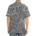 Hawaii Polynesian Tribal Print Aloha Shirt
