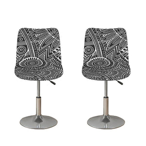 Hawaii Polynesian Tribal Print Bar Stool Covers