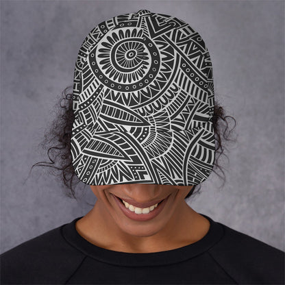 Hawaii Polynesian Tribal Print Baseball Cap