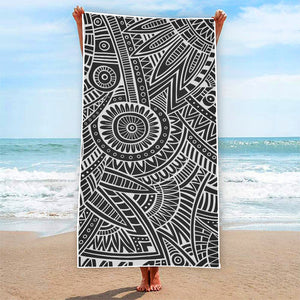 Hawaii Polynesian Tribal Print Beach Towel