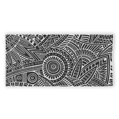 Hawaii Polynesian Tribal Print Beach Towel