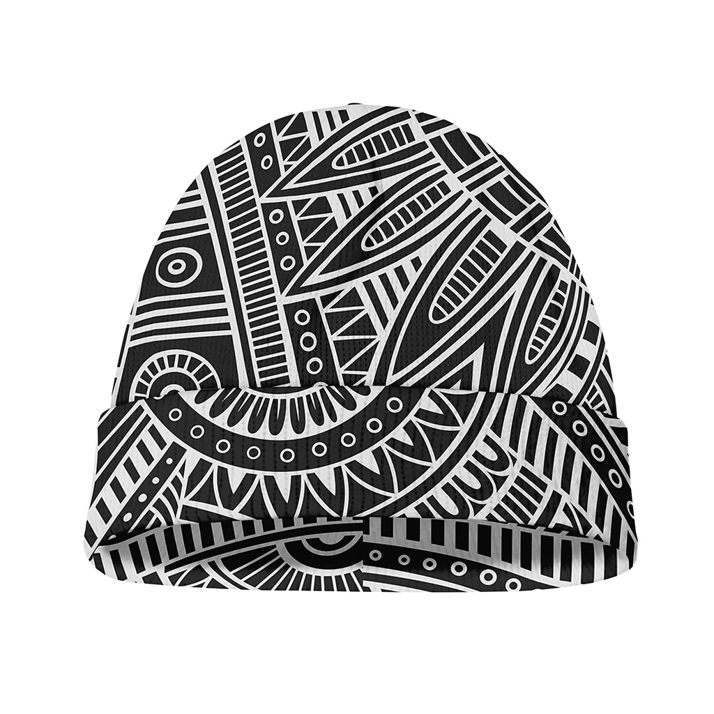 Hawaii Polynesian Tribal Print Beanie