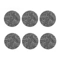 Hawaii Polynesian Tribal Print Coaster Set