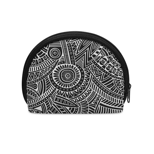 Hawaii Polynesian Tribal Print Coin Purse