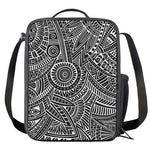 Hawaii Polynesian Tribal Print Crossbody Lunch Bag