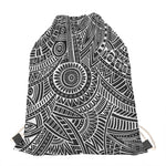 Hawaii Polynesian Tribal Print Drawstring Bag