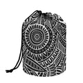 Hawaii Polynesian Tribal Print Drawstring Makeup Bag