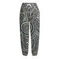 Hawaii Polynesian Tribal Print Fleece Lined Knit Pants