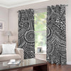 Hawaii Polynesian Tribal Print Grommet Curtains