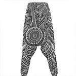 Hawaii Polynesian Tribal Print Hammer Pants