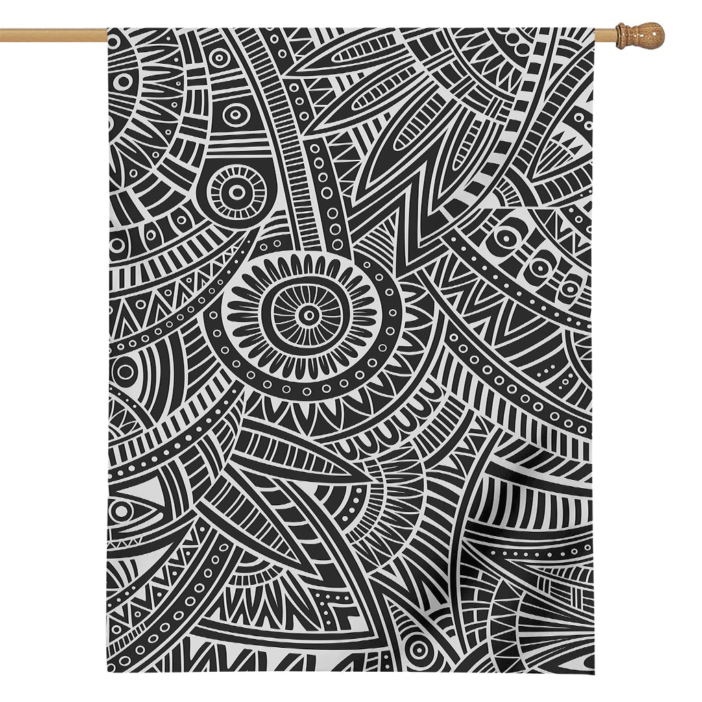 Hawaii Polynesian Tribal Print House Flag