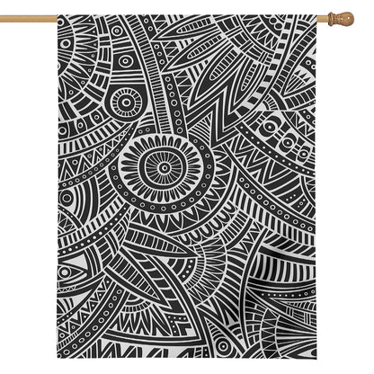 Hawaii Polynesian Tribal Print House Flag