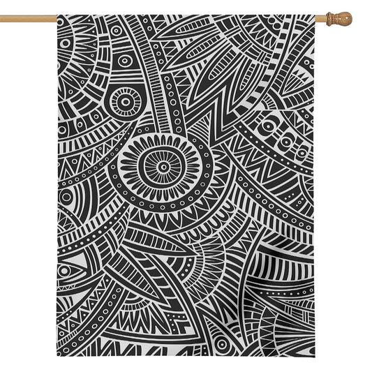 Hawaii Polynesian Tribal Print House Flag