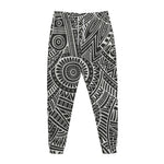 Hawaii Polynesian Tribal Print Jogger Pants