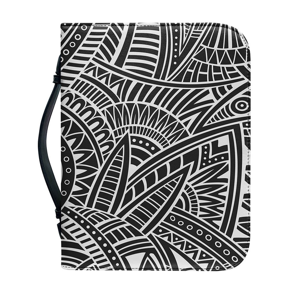 Hawaii Polynesian Tribal Print Leather Bible Cover