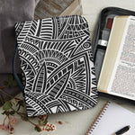 Hawaii Polynesian Tribal Print Leather Bible Cover