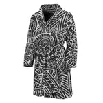 Hawaii Polynesian Tribal Print Men's Bathrobe