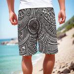 Hawaii Polynesian Tribal Print Men's Cargo Shorts