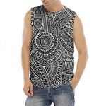 Hawaii Polynesian Tribal Print Men's Fitness Tank Top