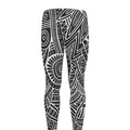 Hawaii Polynesian Tribal Print Men's Leggings