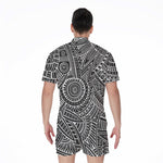 Hawaii Polynesian Tribal Print Men's Rompers