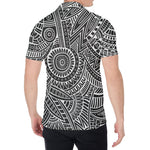 Hawaii Polynesian Tribal Print Men's Shirt