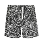 Hawaii Polynesian Tribal Print Men's Sports Shorts