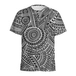 Hawaii Polynesian Tribal Print Men's Sports T-Shirt