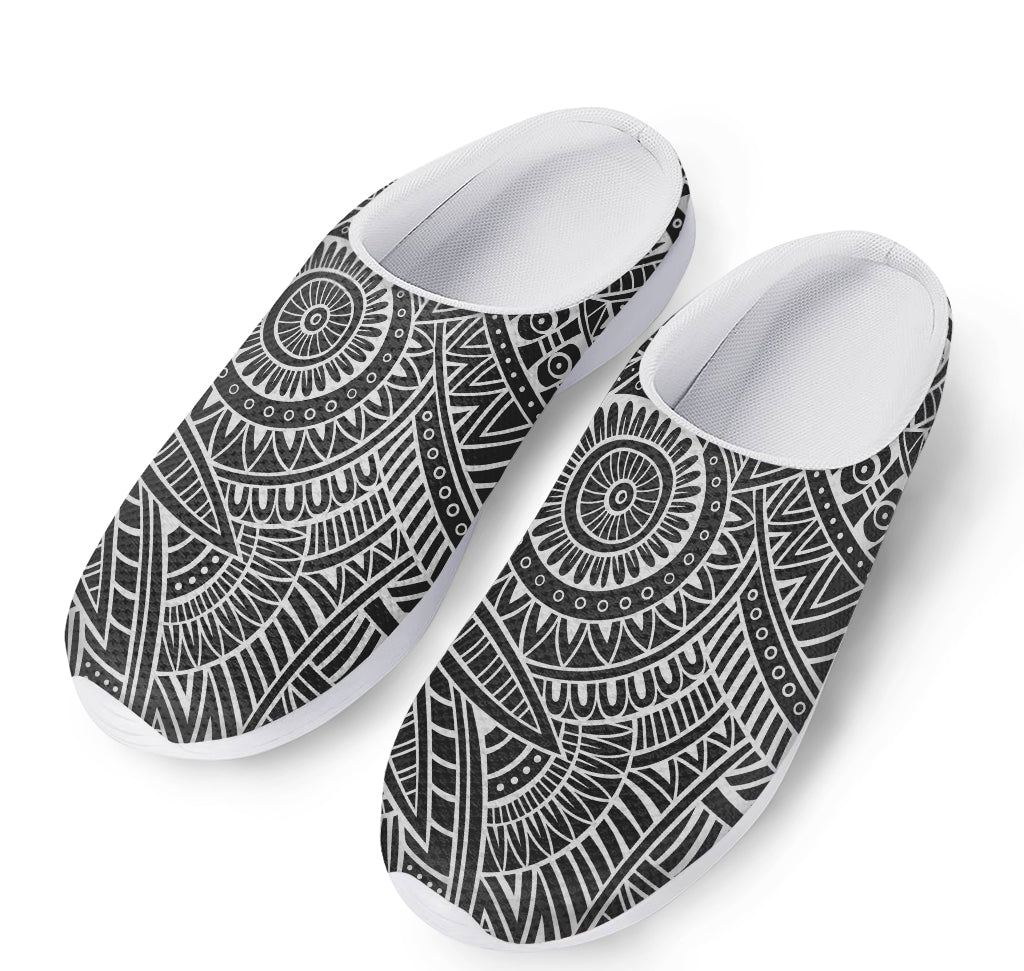 Hawaii Polynesian Tribal Print Mesh Casual Shoes