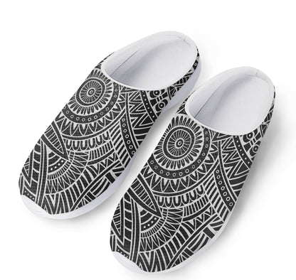 Hawaii Polynesian Tribal Print Mesh Casual Shoes