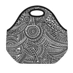 Hawaii Polynesian Tribal Print Neoprene Lunch Bag
