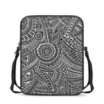 Hawaii Polynesian Tribal Print Rectangular Crossbody Bag