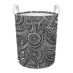 Hawaii Polynesian Tribal Print Round Laundry Basket