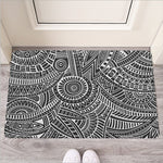 Hawaii Polynesian Tribal Print Rubber Doormat