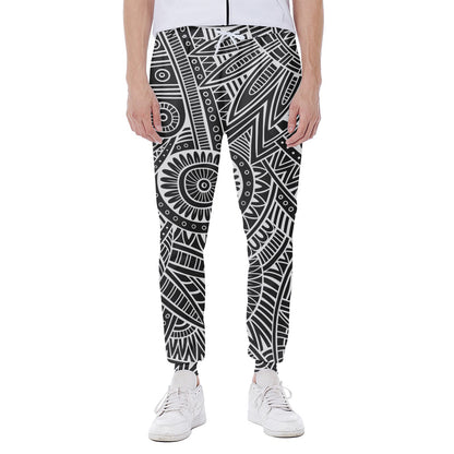 Hawaii Polynesian Tribal Print Scuba Joggers