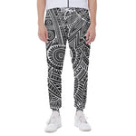 Hawaii Polynesian Tribal Print Scuba Joggers