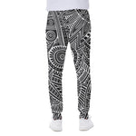 Hawaii Polynesian Tribal Print Scuba Joggers