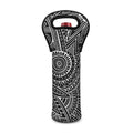 Hawaii Polynesian Tribal Print Single Neoprene Wine Tote