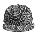 Hawaii Polynesian Tribal Print Snapback Cap