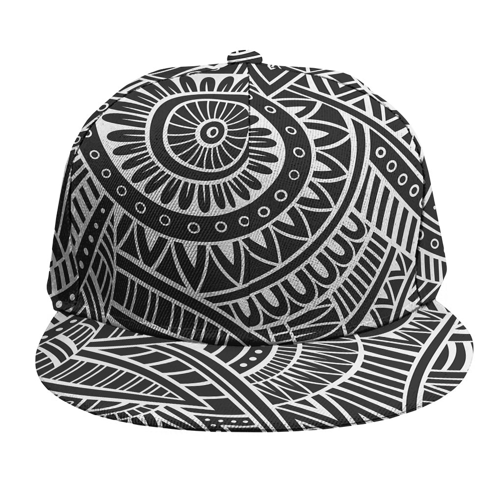 Hawaii Polynesian Tribal Print Snapback Cap