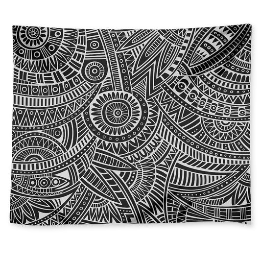 Hawaii Polynesian Tribal Print Tapestry