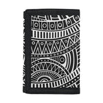 Hawaii Polynesian Tribal Print Trifold Wallet