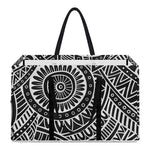 Hawaii Polynesian Tribal Print Utility Tote Bag