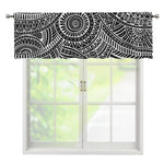 Hawaii Polynesian Tribal Print Window Valance